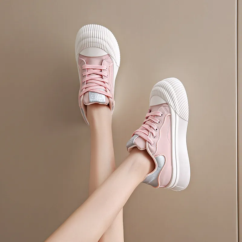 Lycakington Abrasion Resistant Height Increasing Low Top Skateboard Shoes Women's-13
