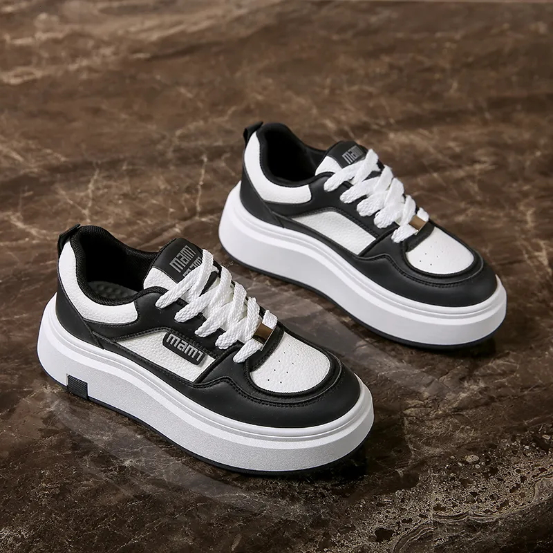 Lycakington Breathable Height Increase Low Top Skateboard Shoes Women's-2