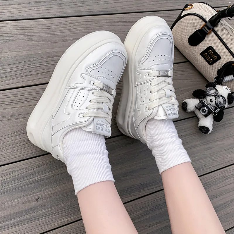 Lycakington Height Increasing Slip-Resistant Low-Top Casual Shoes Women's-9