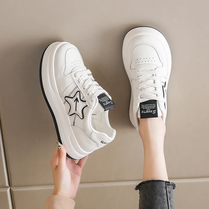 Lycakington Height Increasing Anti Slip And Wear Resistant Low Top Skateboard Shoes Women's-3