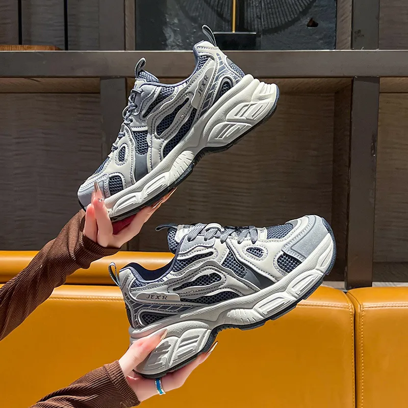 Lycakington Height Increasing, Slip Resistant, Abrasion Resistant Low Top Chunky Sneakers Women's-4