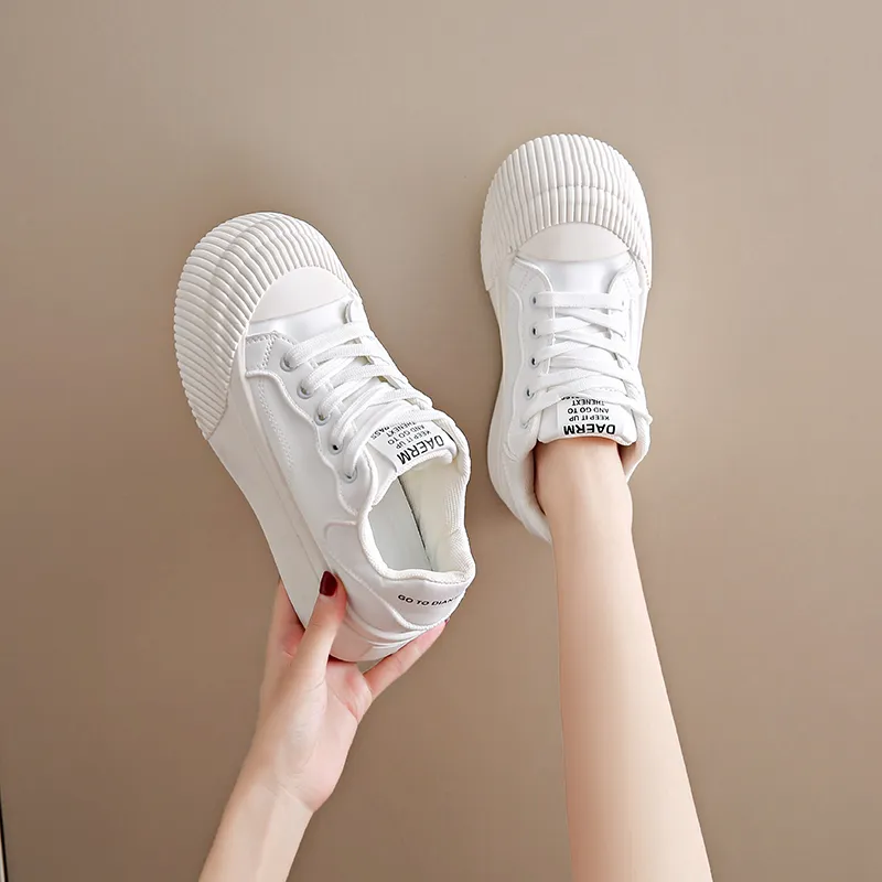 Lycakington Abrasion Resistant Height Increasing Low Top Skateboard Shoes Women's-3
