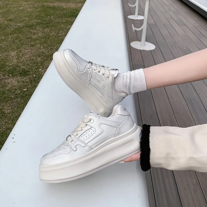 Lycakington Height Increasing Slip-Resistant Low-Top Casual Shoes Women's-7
