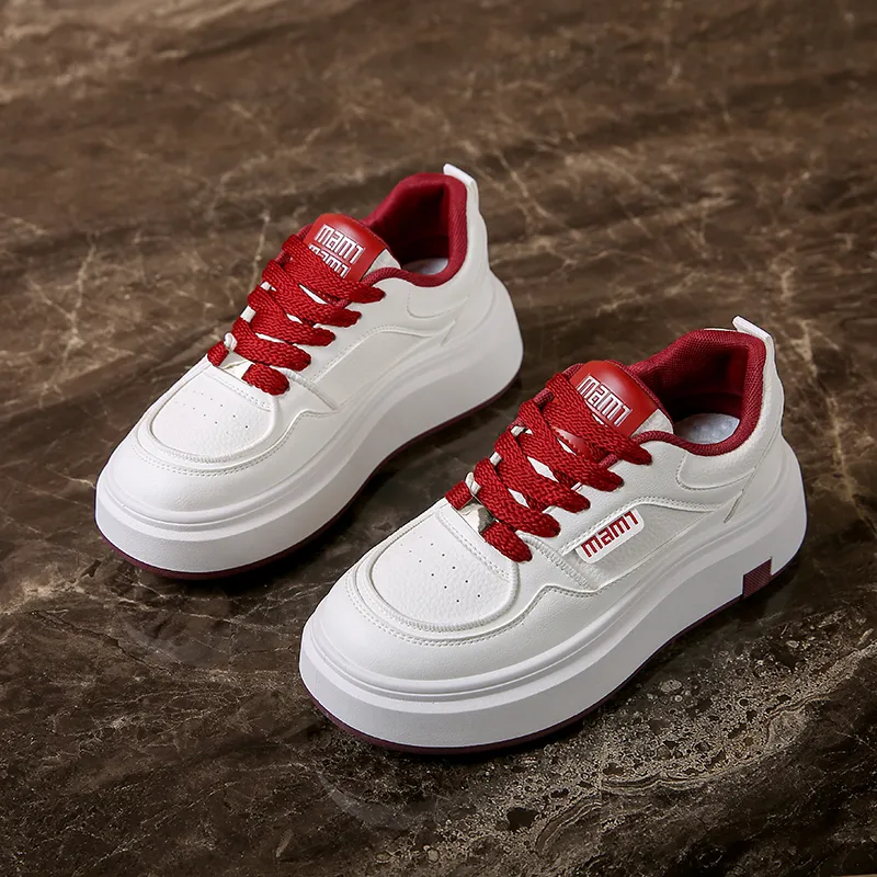 Lycakington Breathable Height Increase Low Top Skateboard Shoes Women's-4