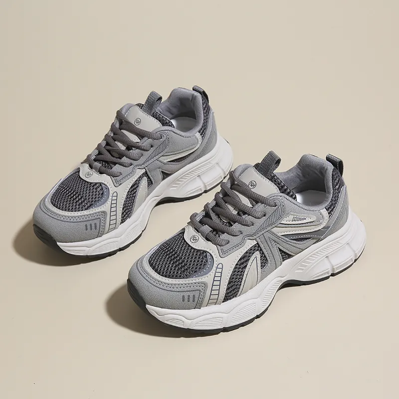 Lycakington Anti Slip Wear Resistant Low Top Chunky Sneakers Women's-5