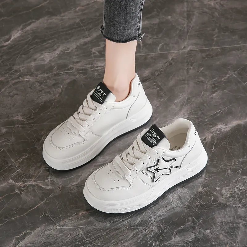 Lycakington Height Increasing Anti Slip And Wear Resistant Low Top Skateboard Shoes Women's-2