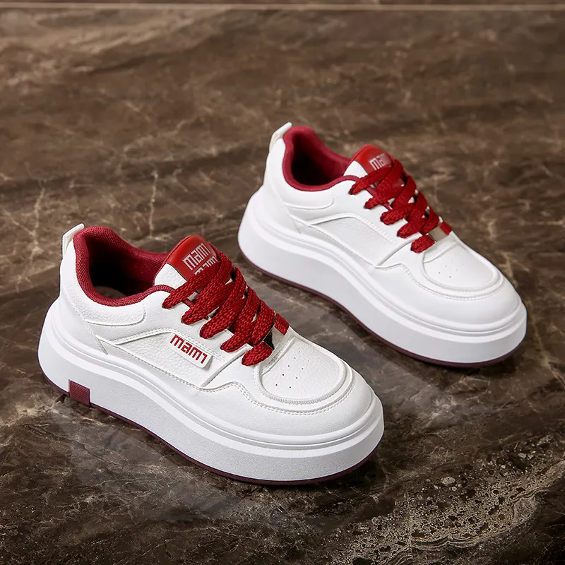Lycakington Breathable Height Increase Low Top Skateboard Shoes Women's-5