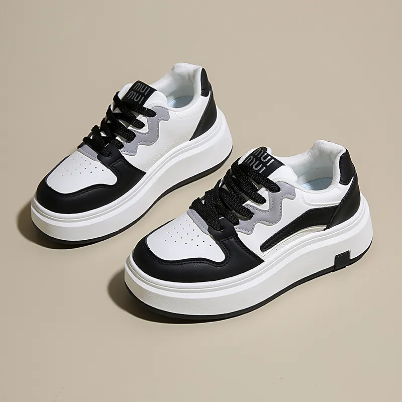 Lycakington Height Increasing, Breathable, Slip Resistant Low Top Skateboard Shoes Women's-6