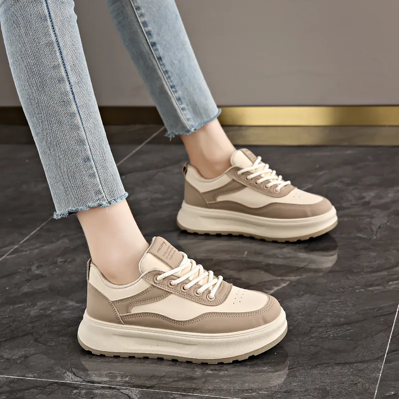 Lycakington Anti Slip And Wear Resistant Height Increasing Low Top Skateboard Shoes Women's-9