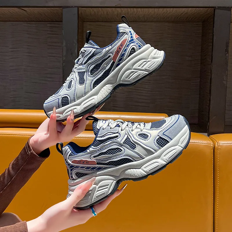 Lycakington Height Increasing, Slip Resistant, Abrasion Resistant Low Top Chunky Sneakers Women's-9