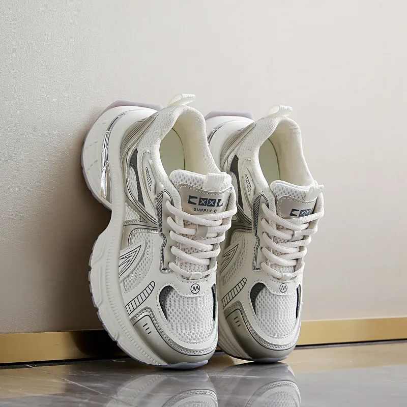 Lycakington Slip Resistant And Abrasion Resistant Coverage Low Top Chunky Sneakers Women's-2