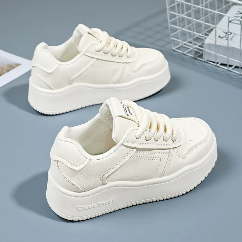 Lycakington Slip Resistant, Breathable, Height Increasing Low Top Skateboard Shoes Women's-8