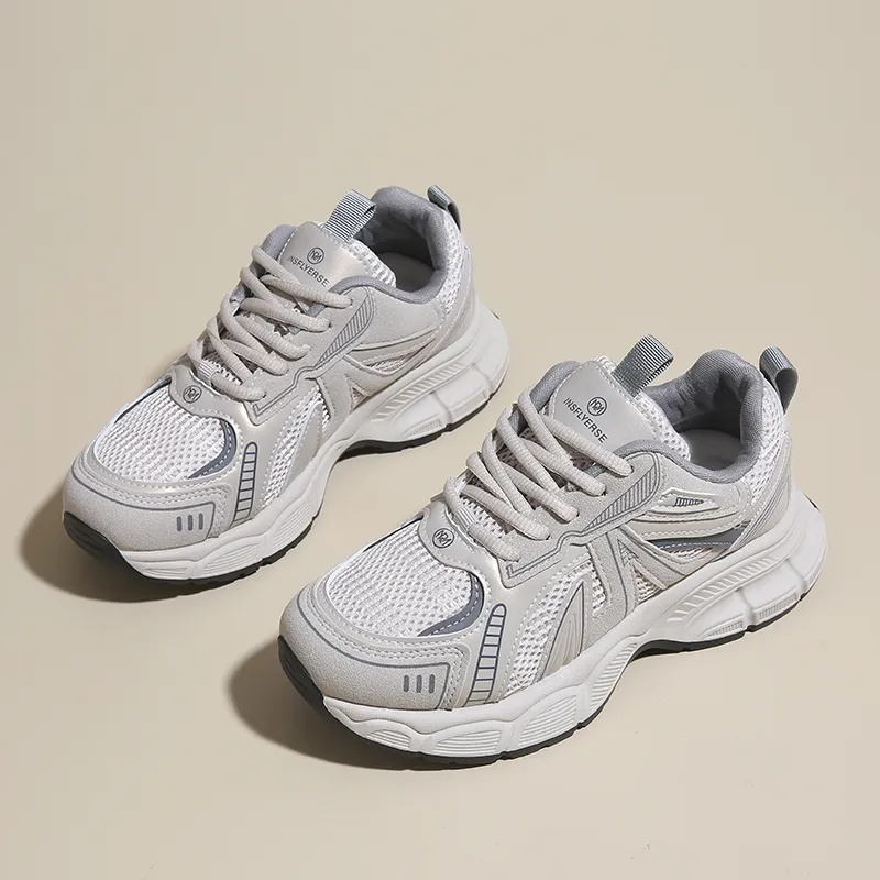 Lycakington Anti Slip Wear Resistant Low Top Chunky Sneakers Women's-1