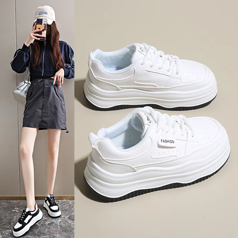 Lycakington Height Increasing Slip Resistant Low Top Skateboard Shoes Women's-6
