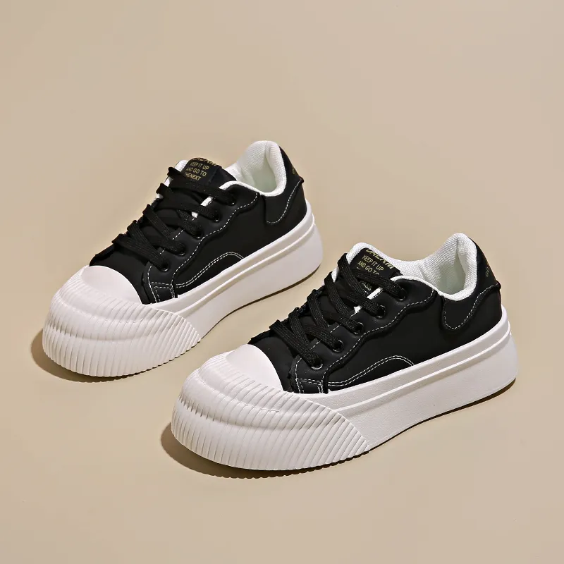 Lycakington Abrasion Resistant Height Increasing Low Top Skateboard Shoes Women's-7
