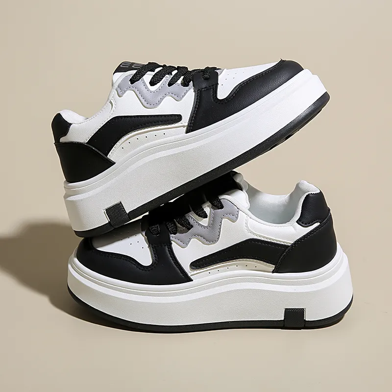 Lycakington Height Increasing, Breathable, Slip Resistant Low Top Skateboard Shoes Women's-7