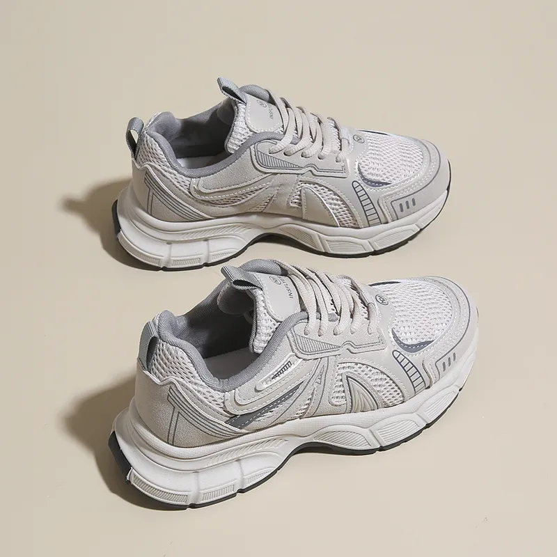 Lycakington Anti Slip Wear Resistant Low Top Chunky Sneakers Women's-2