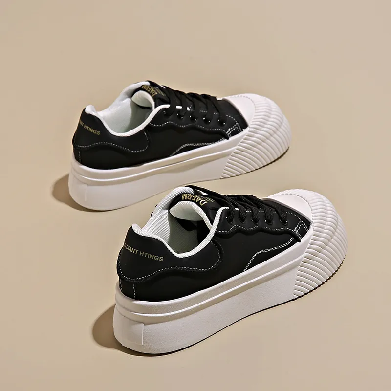 Lycakington Abrasion Resistant Height Increasing Low Top Skateboard Shoes Women's-9