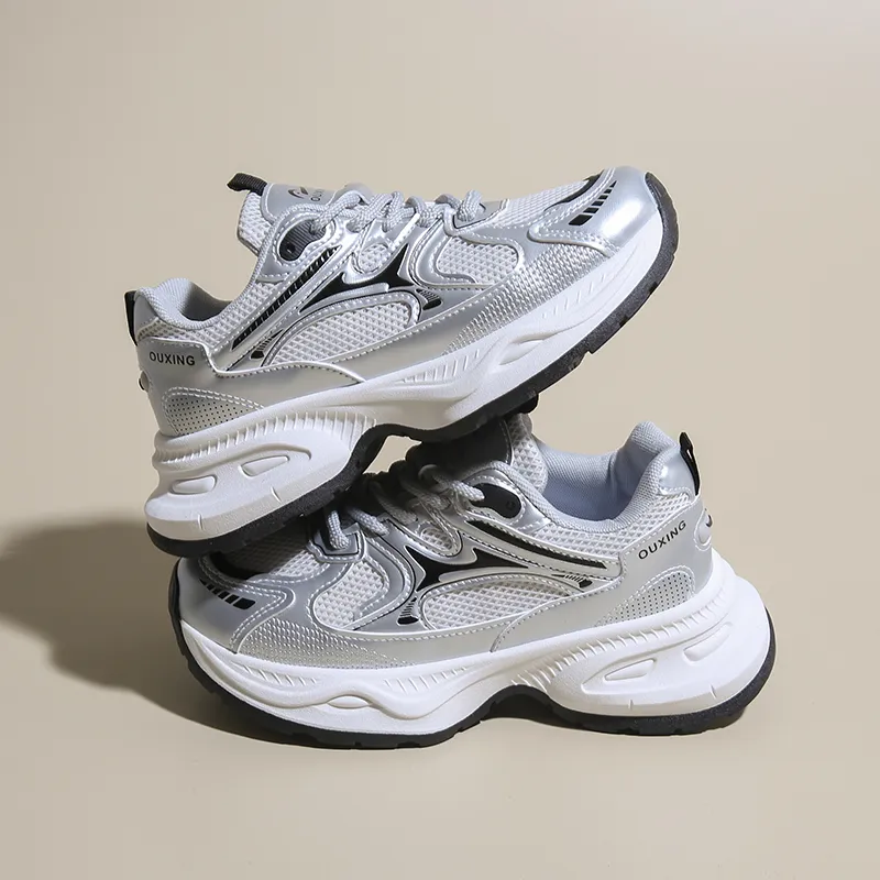 Lycakington Abrasion Resistant Height Increasing Low Top Chunky Sneakers Women's-7