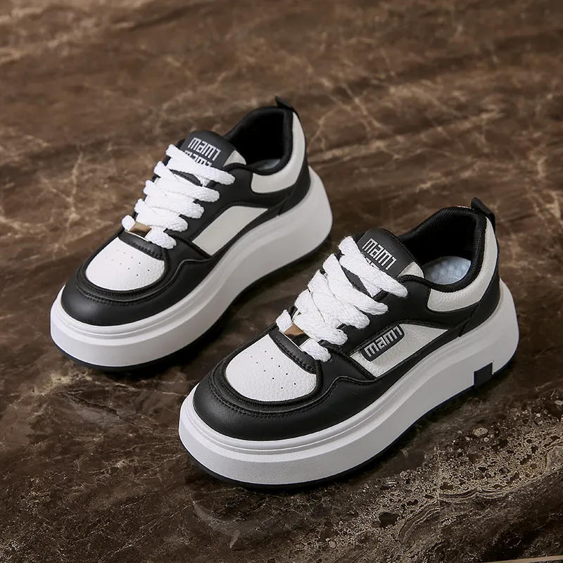 Lycakington Breathable Height Increase Low Top Skateboard Shoes Women's-1