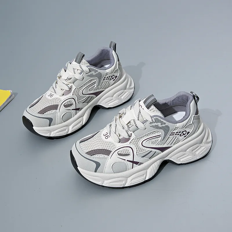 Lycakington Height Increasing, Slip Resistant, Abrasion Resistant Low Top Chunky Sneakers Women's-6