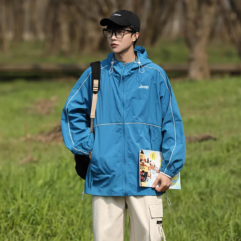 Jeep Super Light, Breathable, Quick Dry, Waterproof, Cooling, UV Protection Sun Protection Clothing Unisex-5