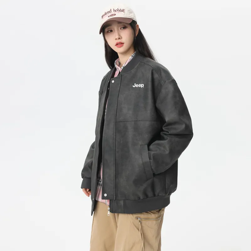 Jeep Leather Jackets Unisex-2