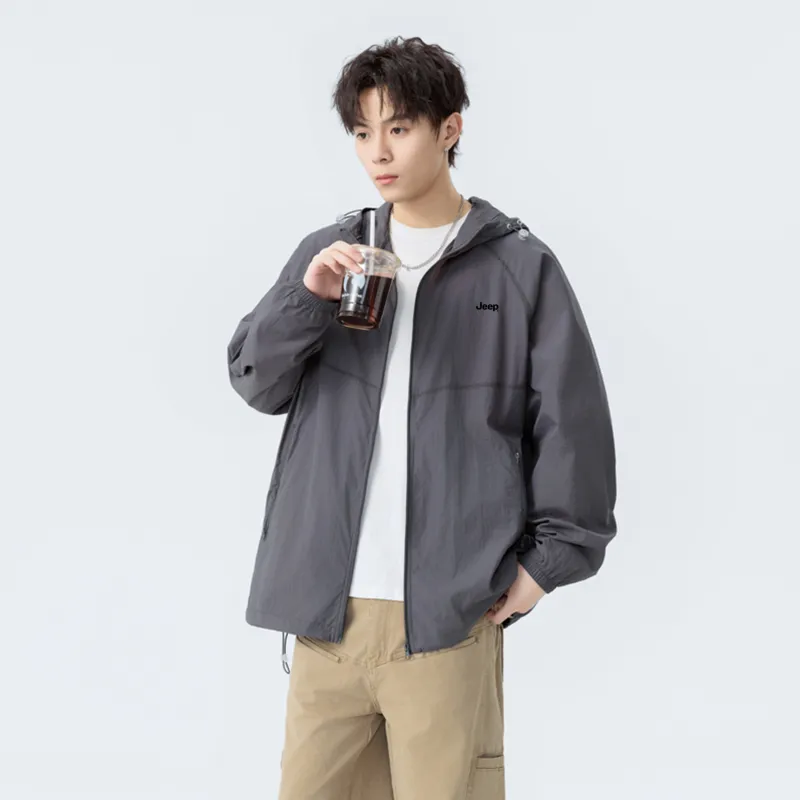 Jeep Super Light Anti Radiation Quick Dry Breathable Windproof Sun Protection Clothing Unisex-12