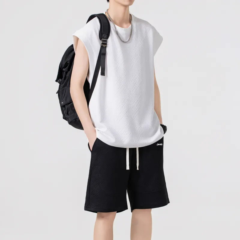Jeep Cargo Shorts Unisex-3