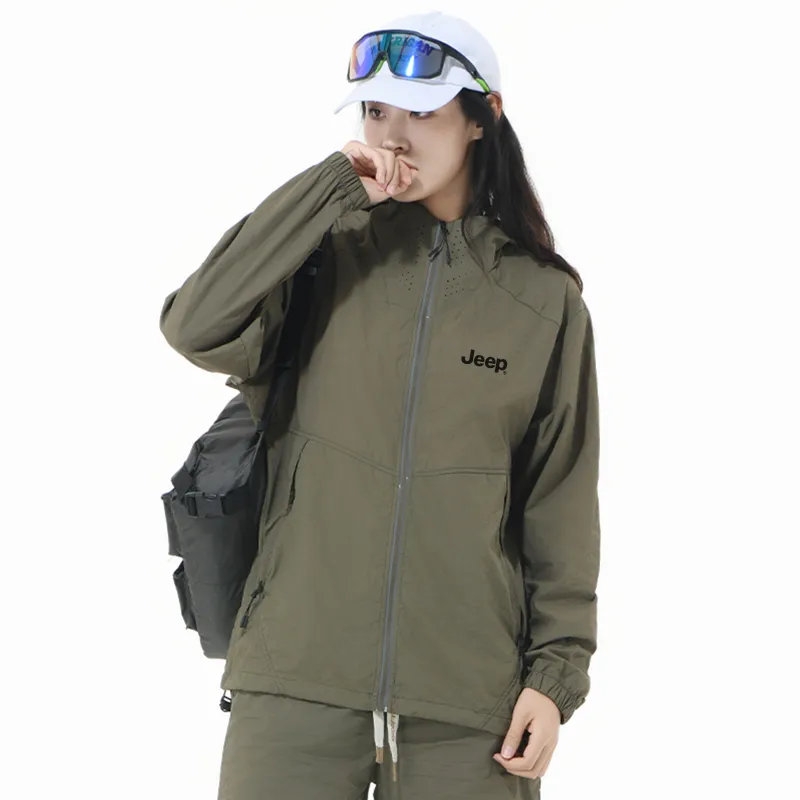 Jeep Super Light UV Protection Breathable Sun Protection Clothing Unisex-11