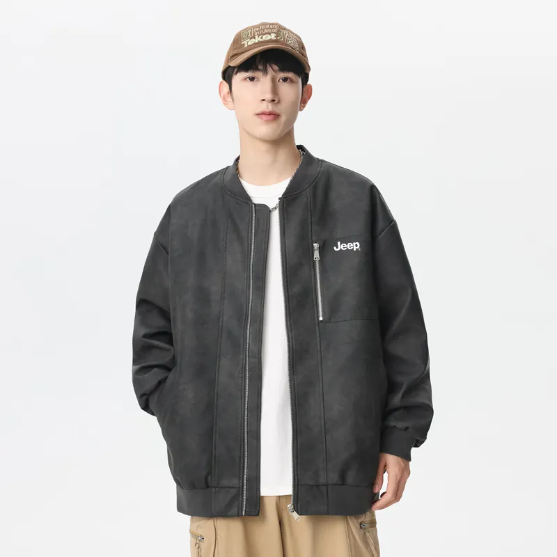 Jeep Leather Jackets Unisex-2