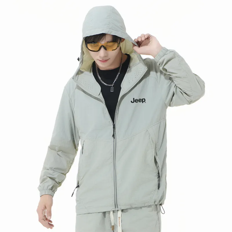 Jeep Super Light UV Protection Breathable Sun Protection Clothing Unisex-4