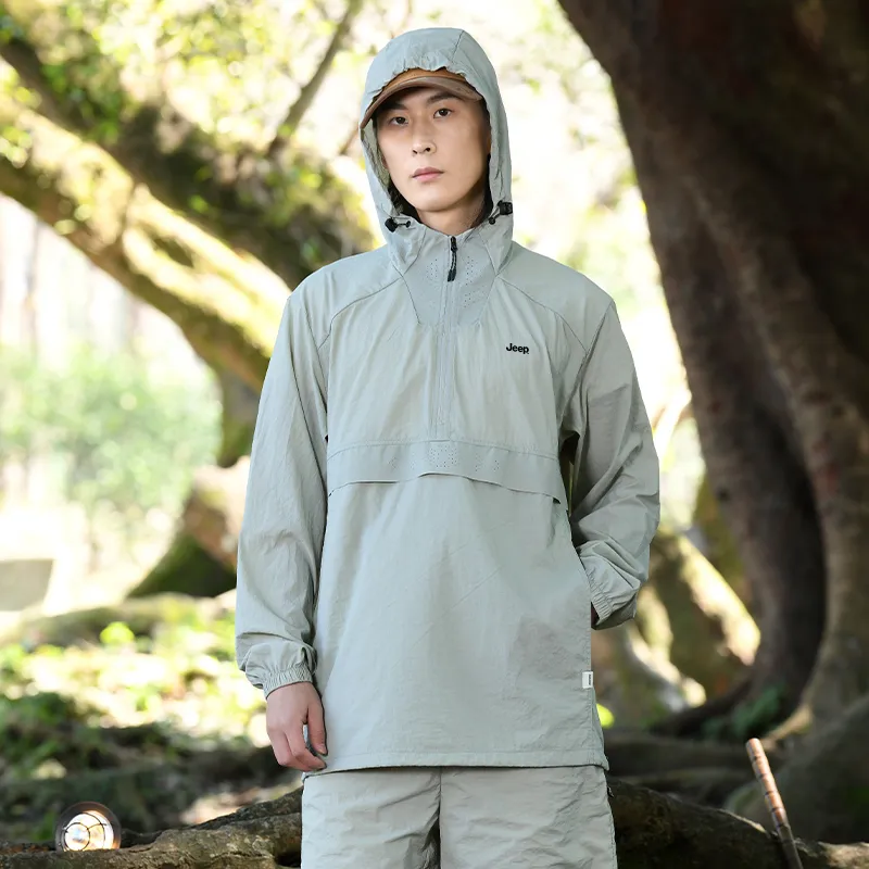 Jeep UV Protection Breathable Sun Protection Clothing Unisex-5