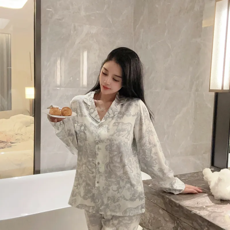 Kosrood Pajama Set Women's Shopping Bag Blue-7