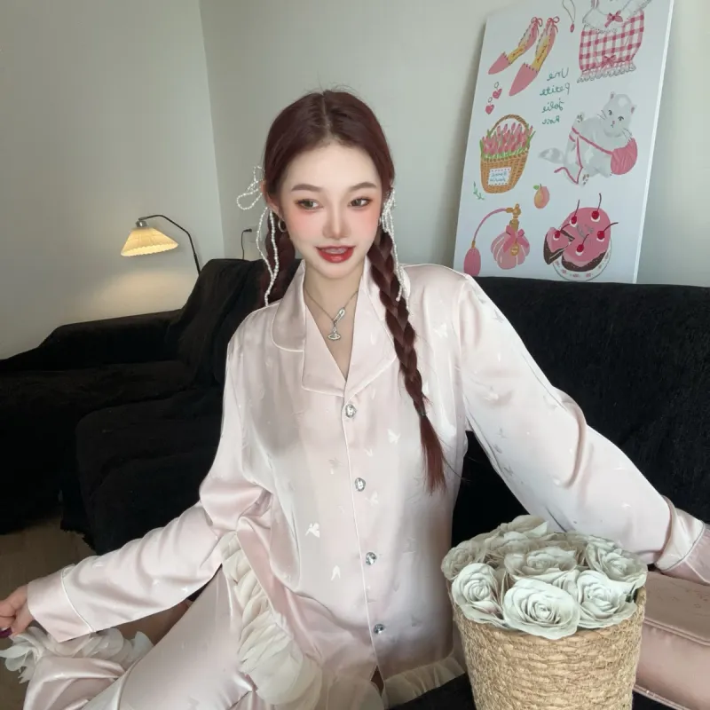 Kosrood Pajama Set Women's Shopping Bag Light Pink-4
