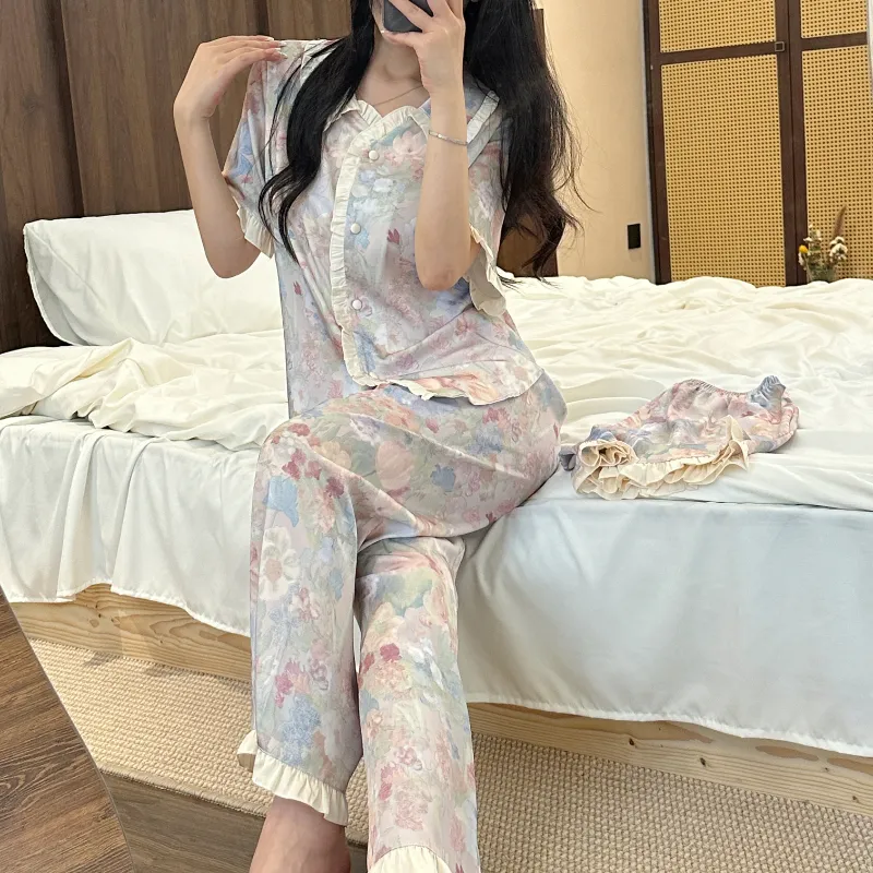Kosrood Pajama Set Women's Purple-5