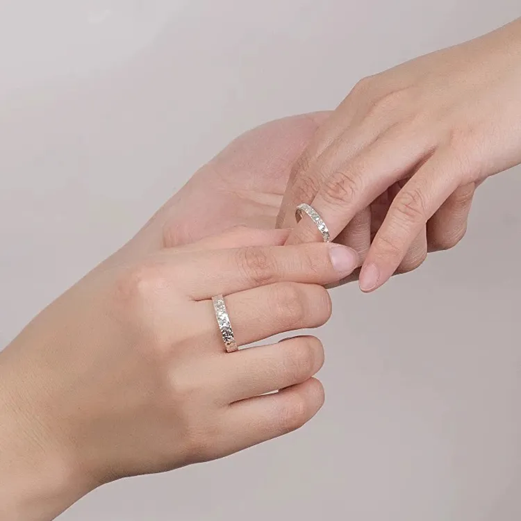 FBRUE S 999 Fine Silver Rings Unisex-11