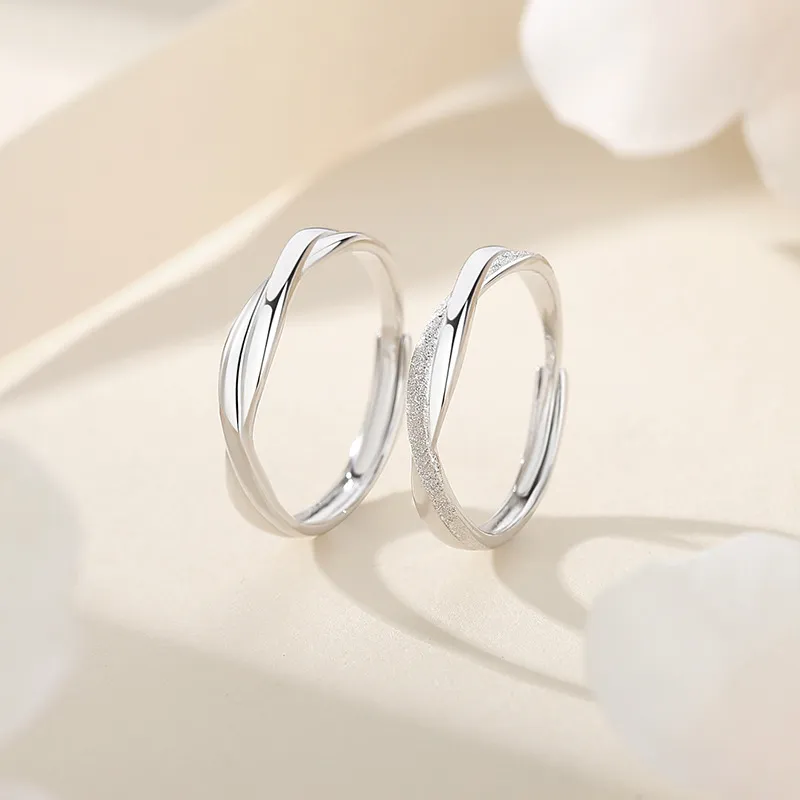 FBRUE S999 Fine Silver Rings Unisex White-1