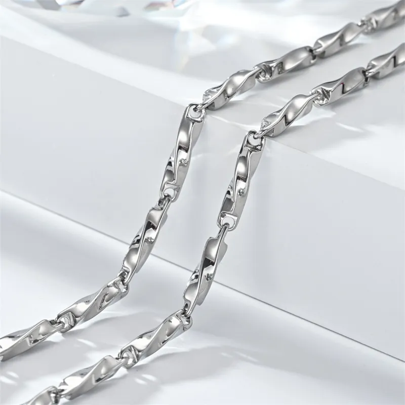 FBRUE Titanium Steel Necklaces Unisex-3