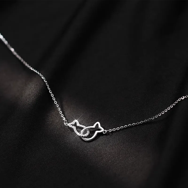 FBRUE S999 Fine Silver Sterling Silver Necklaces Women's-2