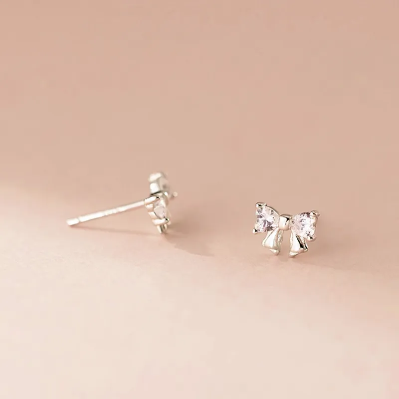 FBRUE 999 Fine Silver Stud Earrings Women's-1