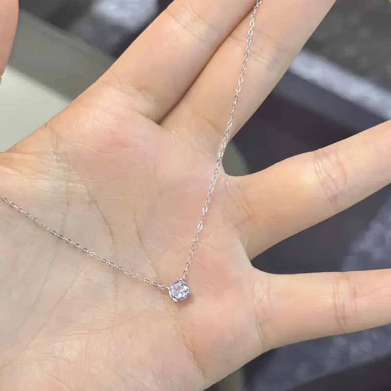 FBRUE Collarbone Chain Sterling Silver Necklaces Women's-3