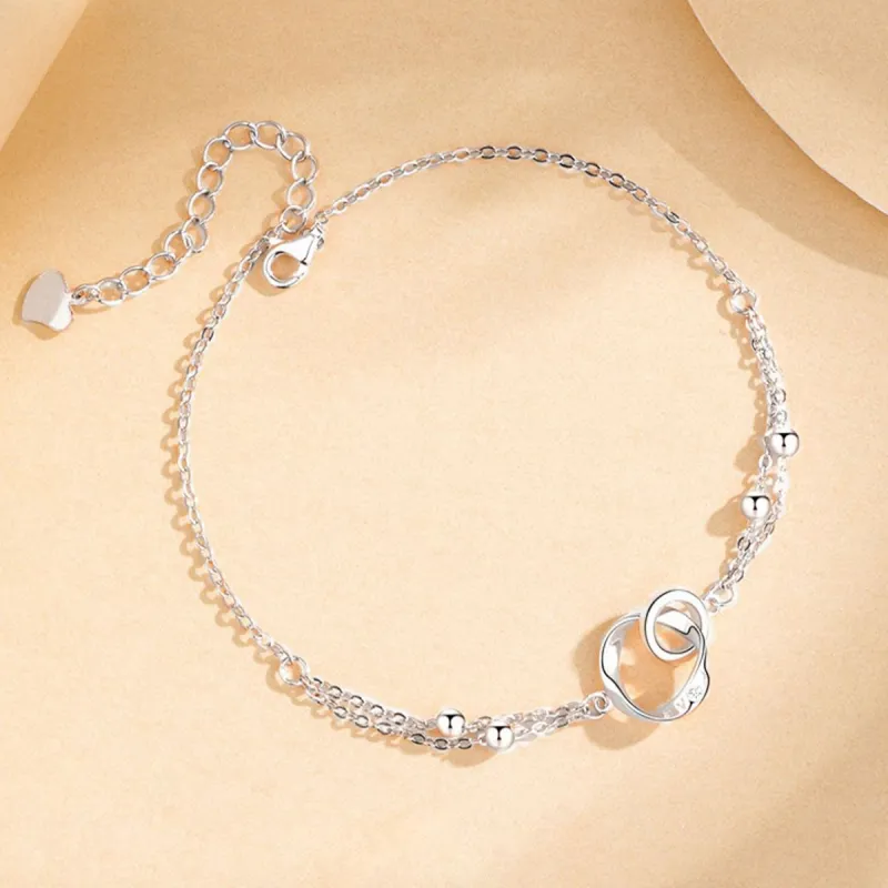 FBRUE S925 Silver Anklets Unisex-5