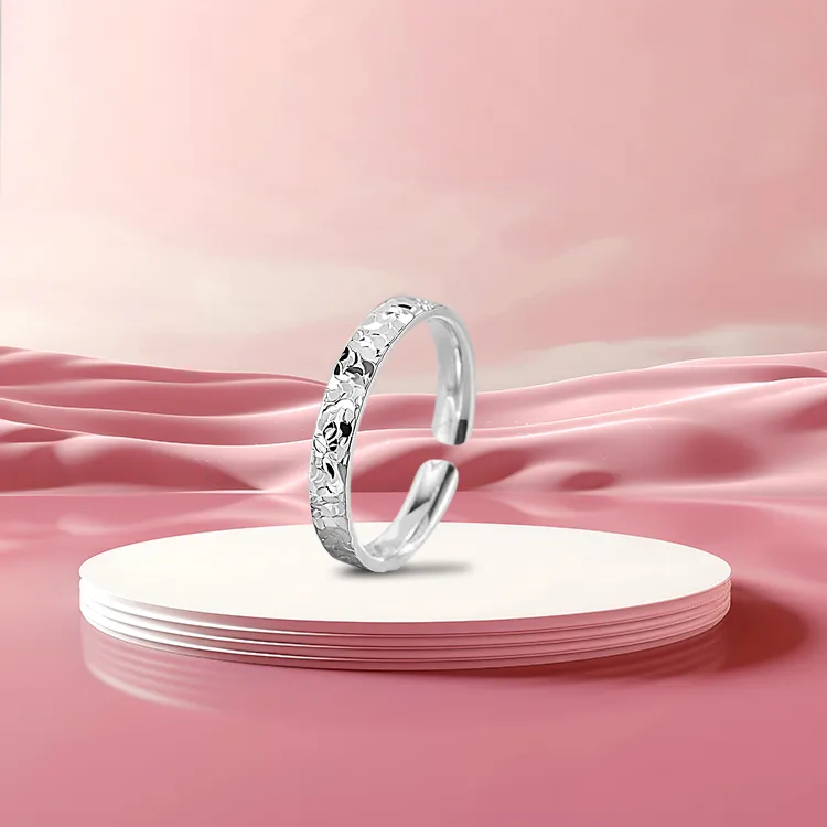 FBRUE S 999 Fine Silver Rings Unisex-9