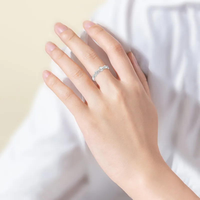 FBRUE 925 Sterling Silver Rings Unisex-2