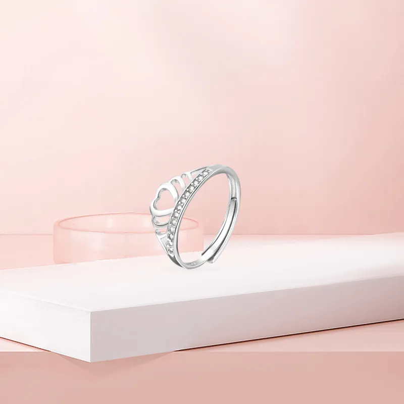 FBRUE 925 Sterling Silver Rings Unisex-1