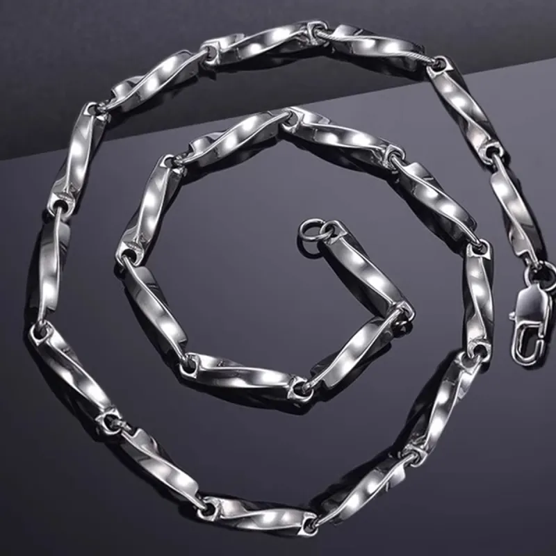 FBRUE Titanium Steel Necklaces Unisex-2