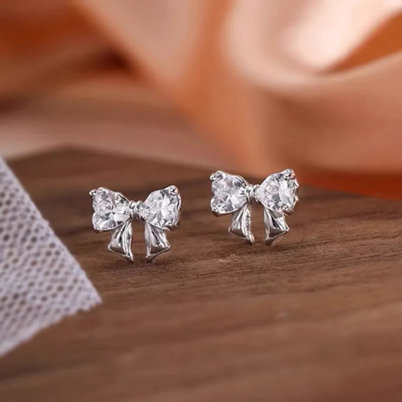 FBRUE 999 Fine Silver Stud Earrings Women's-3