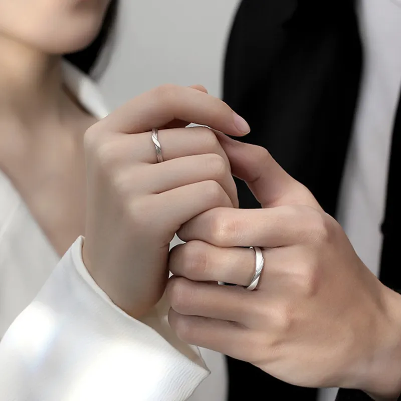 FBRUE 925 Sterling Silver Rings Unisex-1