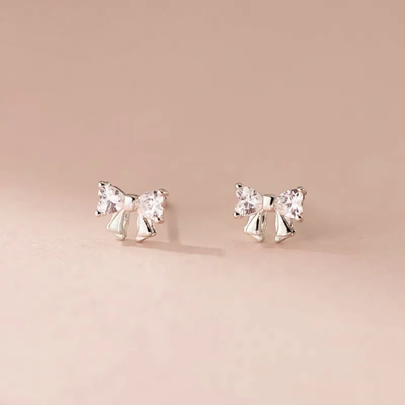 FBRUE 999 Fine Silver Stud Earrings Women's-2